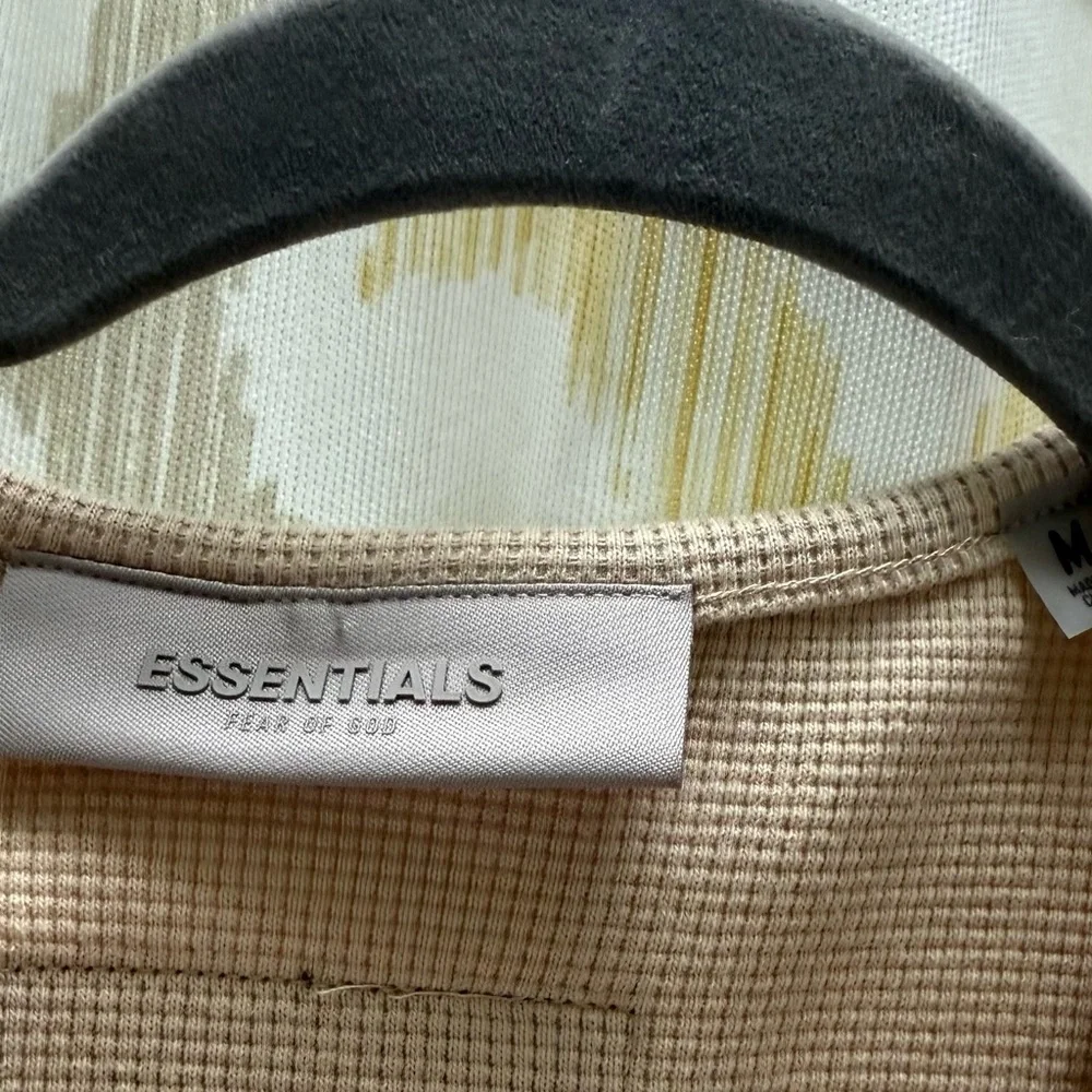 Waffle Essentials Cream Tank Top - Picture 7 of 13